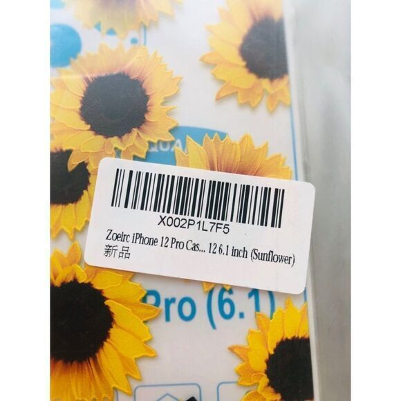 Brand New Zoeirc Iphone 12 Pro Case 12 6.1 Inch‎ Sunflower Phone Case - Picture 4 of 4